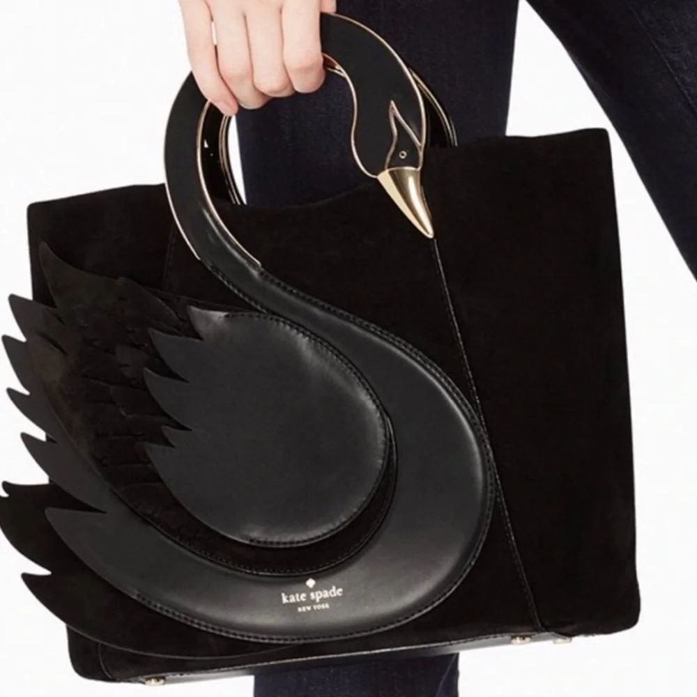 ULTRA RARE Kate Spade Black Swan “On Pointe” Bag - Picture 1 of 6